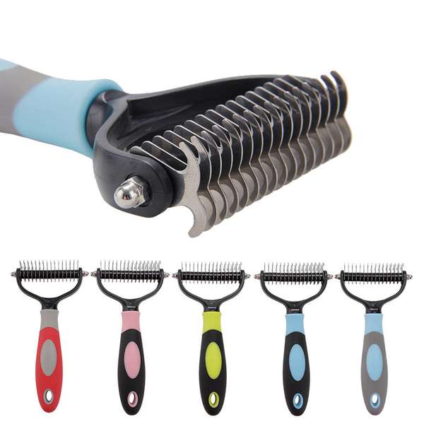 Double-Sided Pet Hair & Fur Shedding Trimmer
