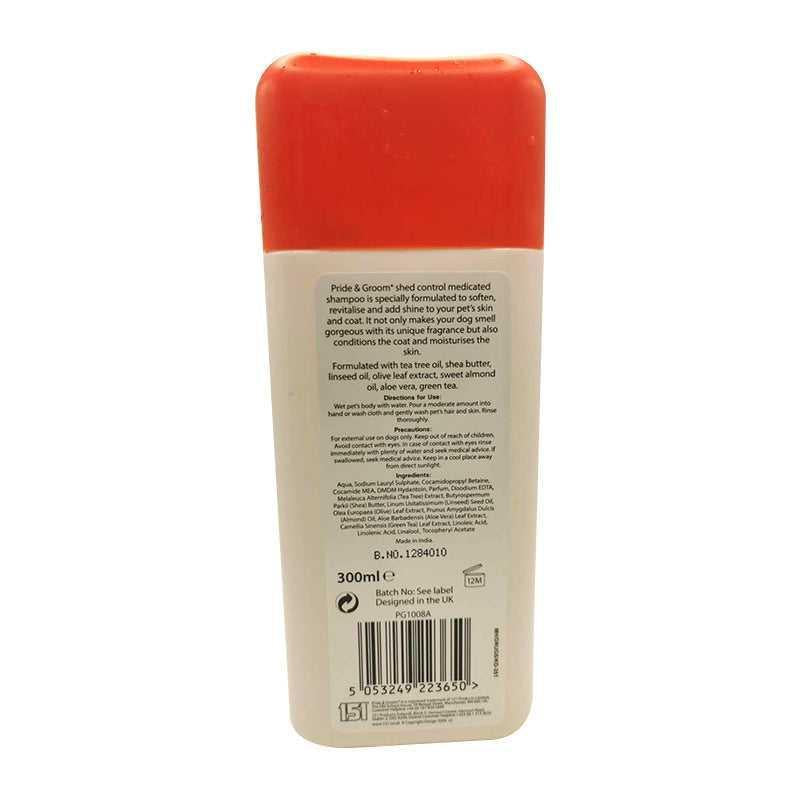 300ml Medicated Dog Shampoo Shed Control Puppy Shampoo - Cherry - Treats N Squeaks