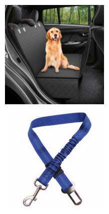 Dog Car Backseat Cover Hammock Safety Protector Mat With Zipper And Pocket