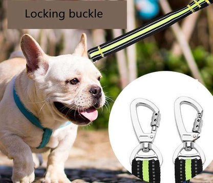 Dog High Elastic Traction lead Strong Fastener - Treats N Squeaks