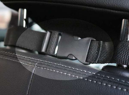 Dog Car Backseat Cover Hammock Safety Protector Mat With Zipper And Pocket