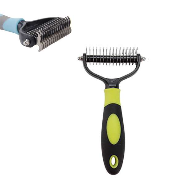Double-Sided Pet Hair & Fur Shedding Trimmer