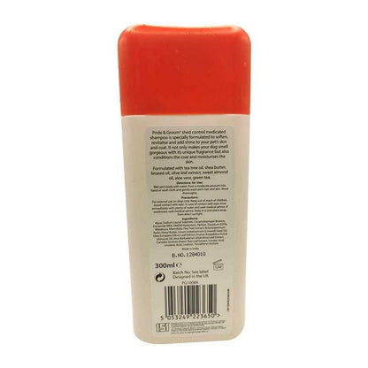 300ml Medicated Dog Shampoo Shed Control Puppy Shampoo - Cherry - Treats N Squeaks