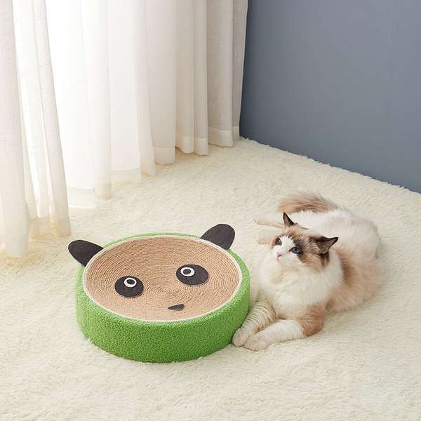 Cat Scratch Board Corrugated Paper Bowl With Grinding Claw