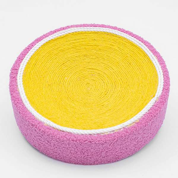 Cat Scratch Board Corrugated Paper Bowl With Grinding Claw