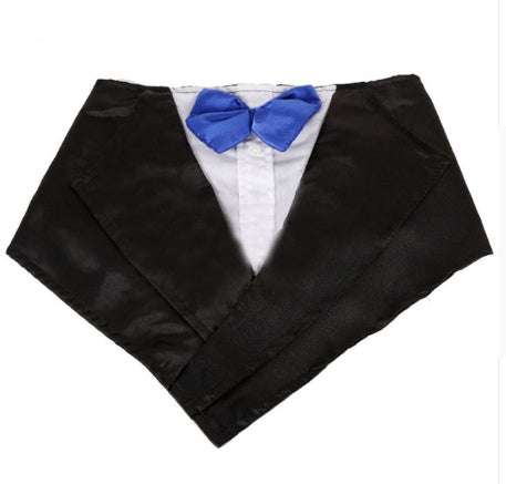 Wedding tuxedo dog outfit.