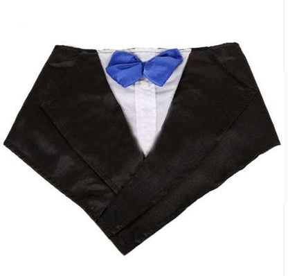 Wedding tuxedo dog outfit.