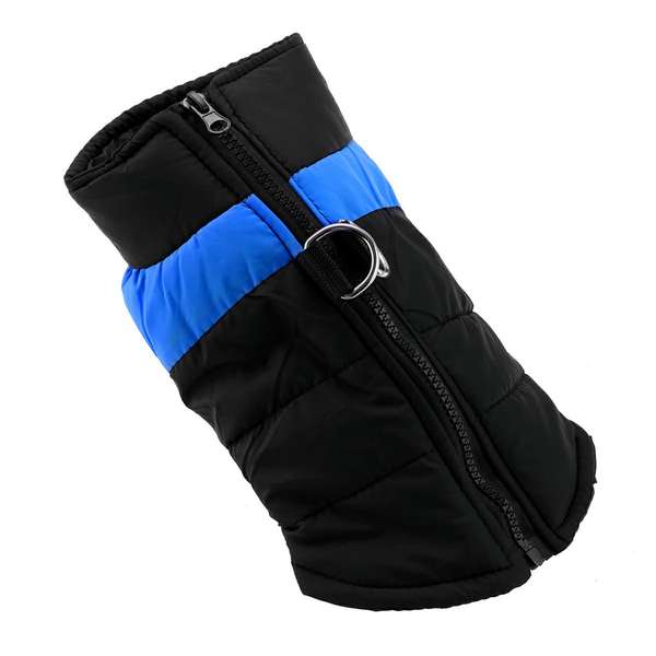 Comfy Soft Waterproof Dog Vest Jacket – Warm Winter Padded Coat (Blue)