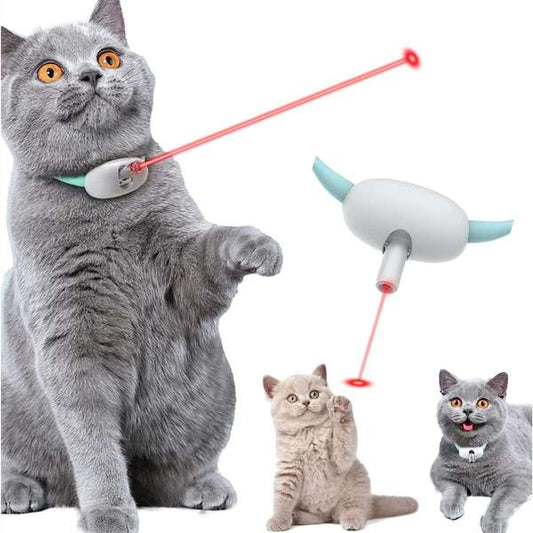 Automatic Cat Toy Laser Collar USB Charging