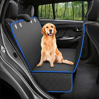 Dog Car Backseat Cover Hammock Safety Protector Mat With Zipper And Pocket