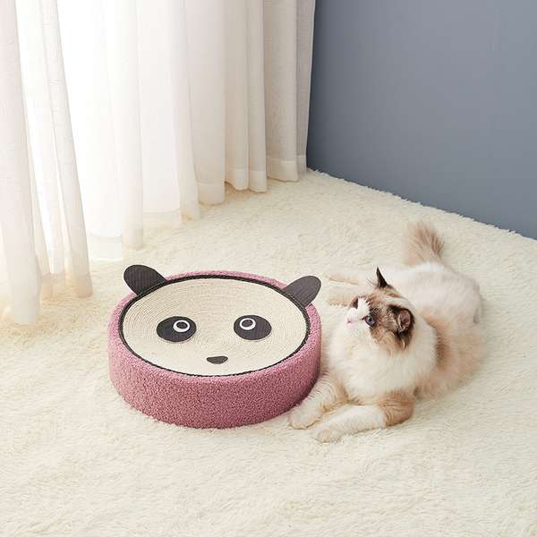 Cat Scratch Board Corrugated Paper Bowl With Grinding Claw